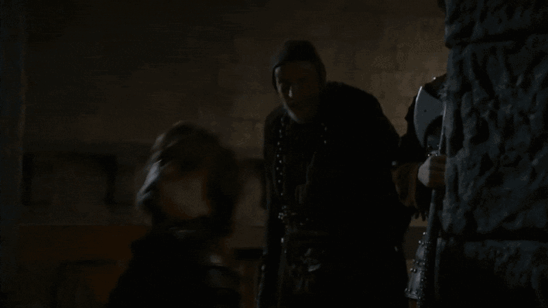 GIF scene from TV show Game of Thrones showing how they communicate using fire signals